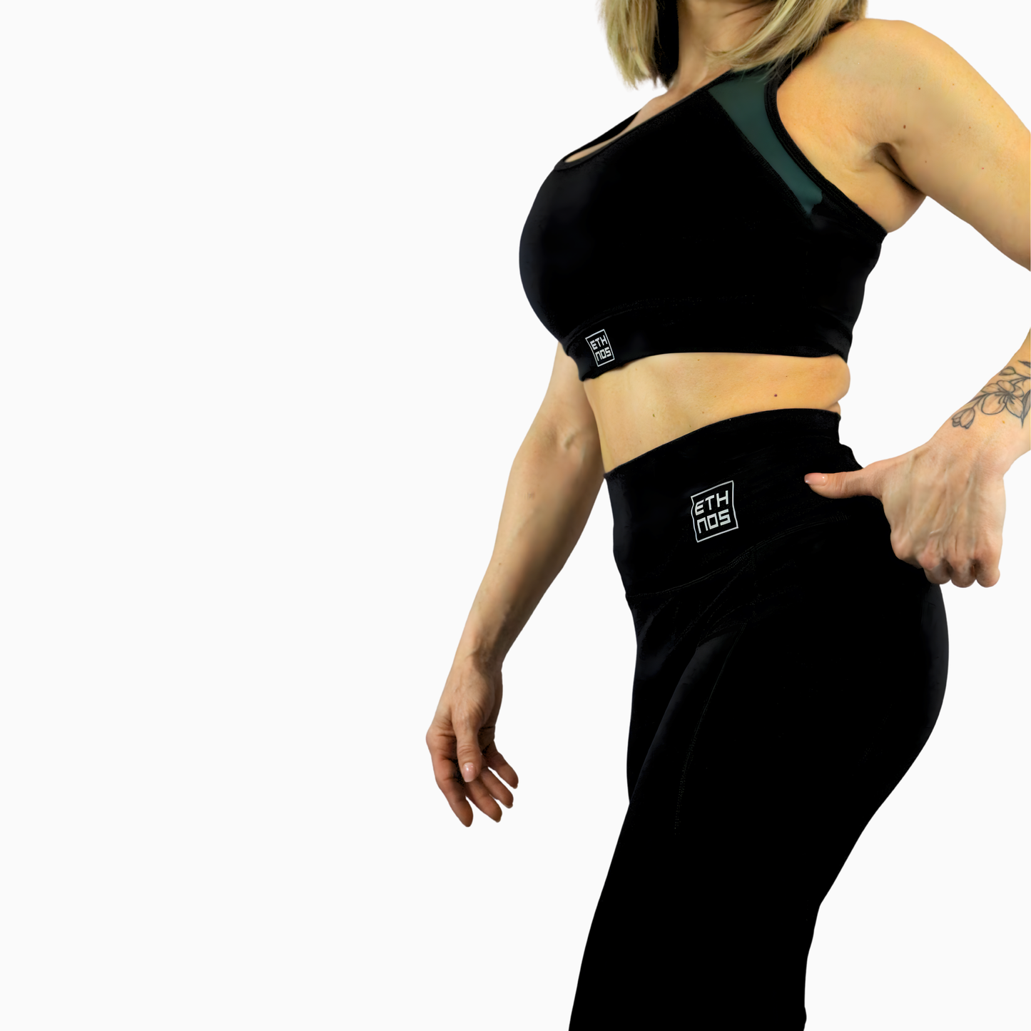 HIGH RISE LEGGINGS - BLACK