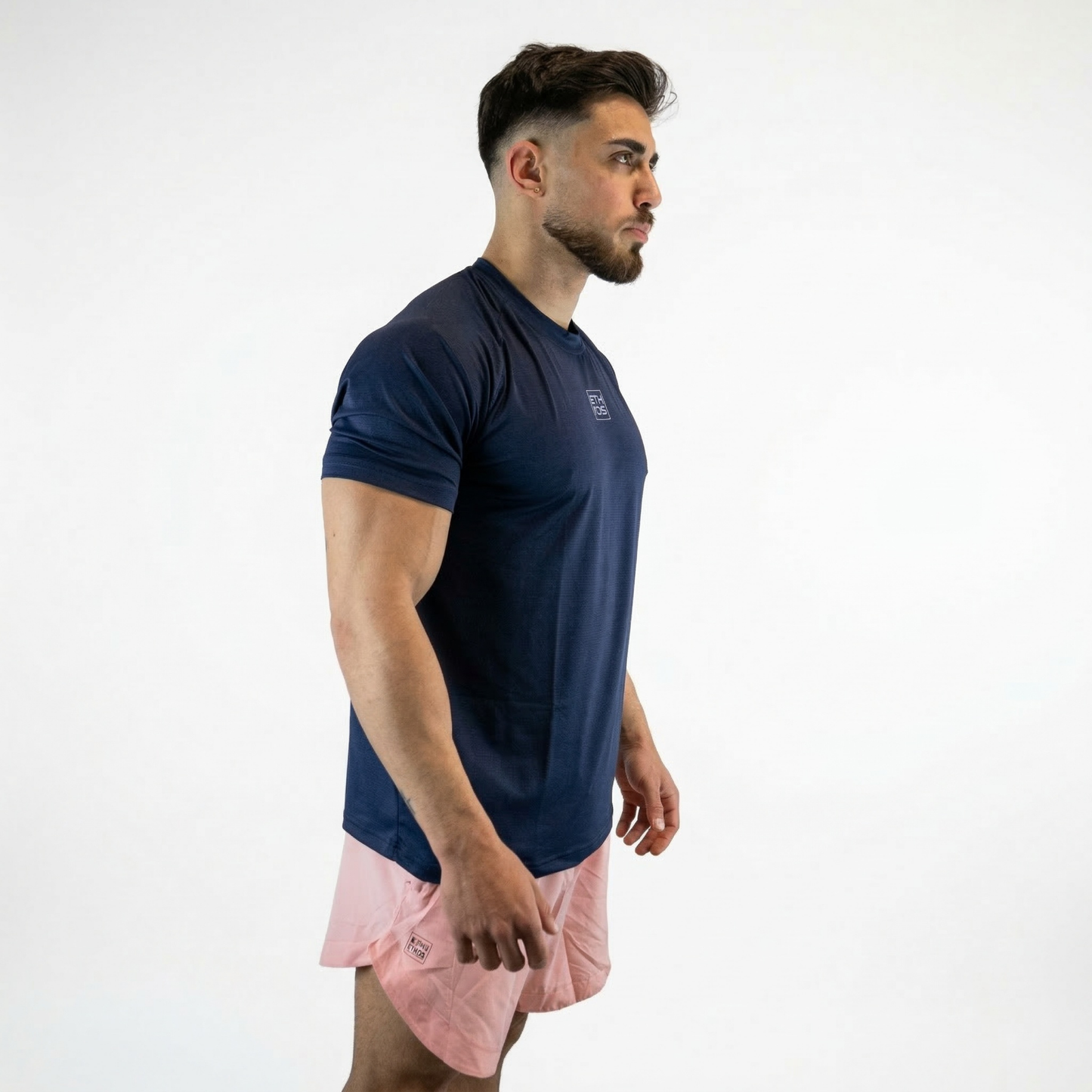 TRAINING TECH T-SHIRT - NAVY BLUE