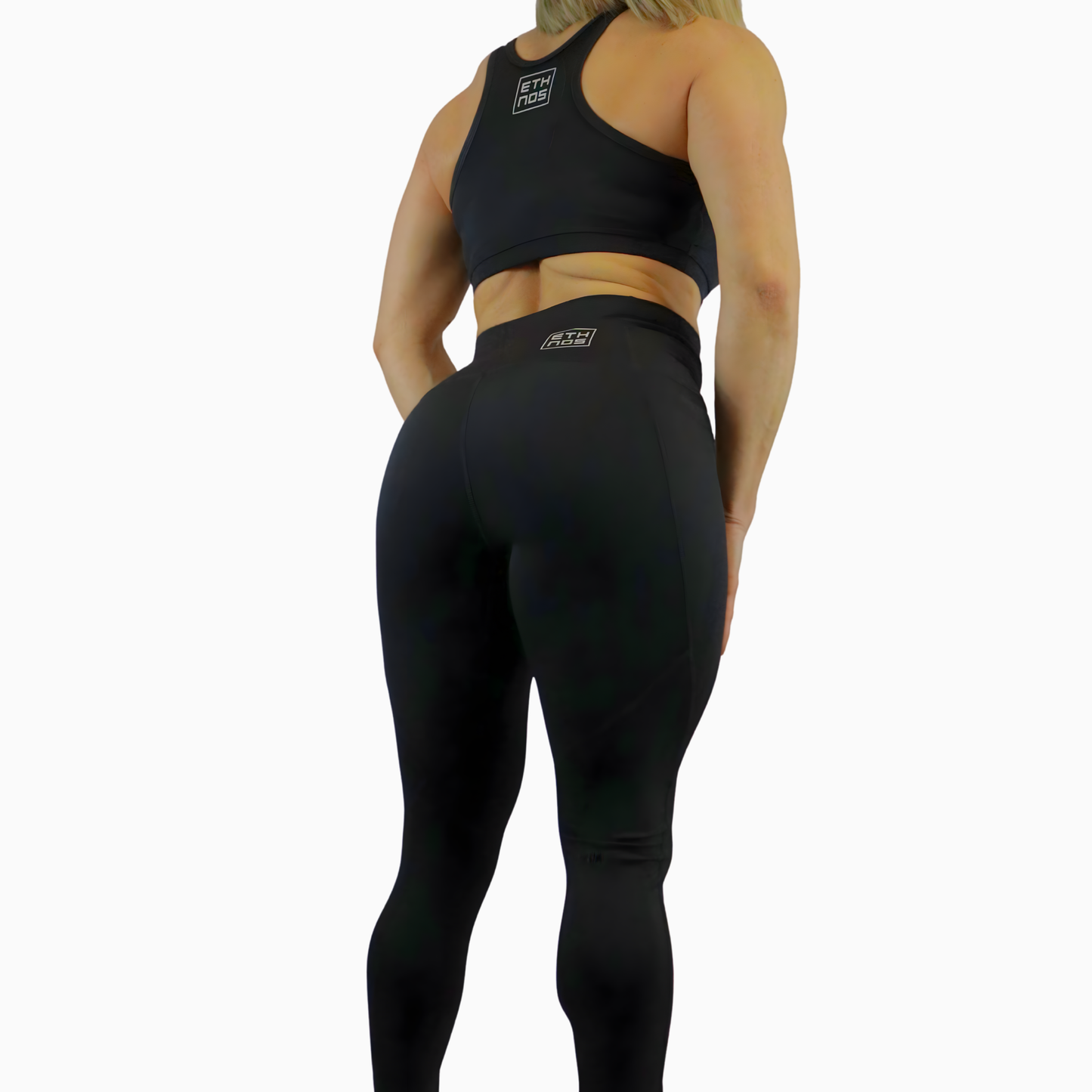 HIGH RISE LEGGINGS - BLACK