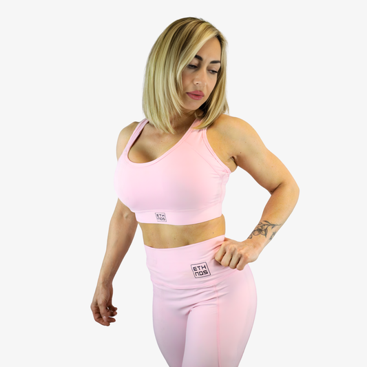 HIGH RISE LEGGINGS - PINK