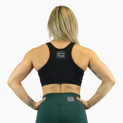 TOP - BLACK/EMERALD GREEN