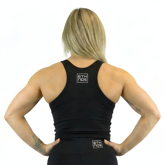 TANK TOP - BLACK/EMERALD GREEN